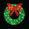 Jingle Jollys Solar Wreath 50 LED Christmas Lights Xmas Decoration