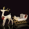 Jingle Jollys 215 LED Christmas Lights Reindeer Sleigh Decoration