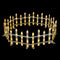 Jingle Jollys 3m Solar Christmas Fence Lights Outdoor Garden Path Decor Warm White 8pc