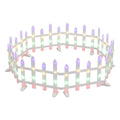 Jingle Jollys 3m Solar Christmas Fence Lights Outdoor Garden Path Decor Multicolour 8pc