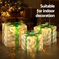Jingle Jollys 3pc 70 LED Christmas Fairy Lights Gift Box Set