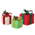 Jingle Jollys 3x Christmas Fairy Lights 60 LED Gift Box Set