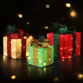 Jingle Jollys 3x Christmas Fairy Lights 60 LED Gift Box Set