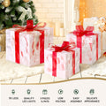 Jingle Jollys 3pc Christmas Lights 70 LED Fairy Light Gift Box