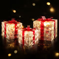 Jingle Jollys 3pc Christmas Lights 70 LED Fairy Light Gift Box