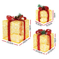 Jingle Jollys 3 Pack Christmas Lights 48 LED Gift Box Set