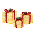 Jingle Jollys 3 Pack Christmas Lights 48 LED Gift Box Set