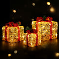 Jingle Jollys 3 Pack Christmas Lights 48 LED Gift Box Set