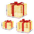 Jingle Jollys 3pc Christmas Lights 240 LED Fairy Light Decoration
