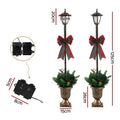 Jingle Jollys 125cm Christmas Lamp Post 50 LED Fairy Lights
