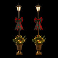 Jingle Jollys 125cm Christmas Lamp Post 50 LED Fairy Lights