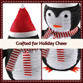 Jingle Jollys Christmas Penguin Light LED Christmas Decoration Pop Up Christmas Display 70cm