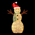 Jingle Jollys 0.97m Christmas Snowman 80 LED Lights Decoration