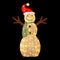 Jingle Jollys 0.97m Christmas Snowman 80 LED Lights Decoration