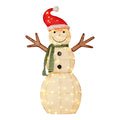 Jingle Jollys 0.97m Christmas Snowman 80 LED Lights Decoration