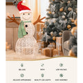 Jingle Jollys 0.97m Christmas Snowman 80 LED Lights Decoration