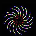 0.5M Christmas Lights 128 LED Spinning Motif Jingle Jollys