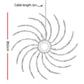 0.5M Christmas Lights 128 LED Spinning Motif Jingle Jollys