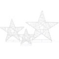 Jingle Jollys 900 LED Fairy Lights Christmas Decorations 3 Pack