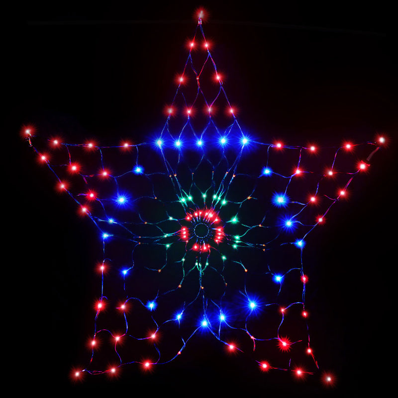 1.3M Christmas Lights 130 LED Snow White Jingle Jollys Decorations