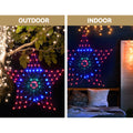 1.3M Christmas Lights 130 LED Snow White Jingle Jollys Decorations