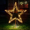 100 LED Christmas Lights Fairy Star String Garden Decoration