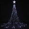 Jingle Jollys 2.5M Christmas Tree Lights Christmas Lights Tree Topper Waterfall Fairy Lights White