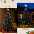 Jingle Jollys 2.5M Christmas Lights Waterfall 300 LED Star Topper