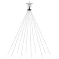 Jingle Jollys 2.5M Christmas Lights Waterfall 300 LED Star Topper