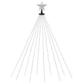 Jingle Jollys 2.5M Christmas Lights Waterfall 300 LED Star