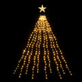 Jingle Jollys 2.5M Christmas Lights Waterfall 300 LED Star