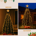 Jingle Jollys 2.5M Christmas Lights Waterfall 300 LED Star