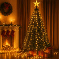 Jingle Jollys 2.5M Christmas Lights Waterfall 300 LED Star