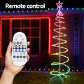 Jingle Jollys Christmas Tree 1.8m 100 RGB LED Rope Lights