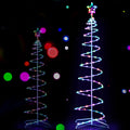 Jingle Jollys Christmas Tree 1.8m 100 RGB LED Rope Lights