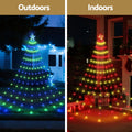 Jingle Jollys 3.8M Christmas Waterfall String Lights 340 LED