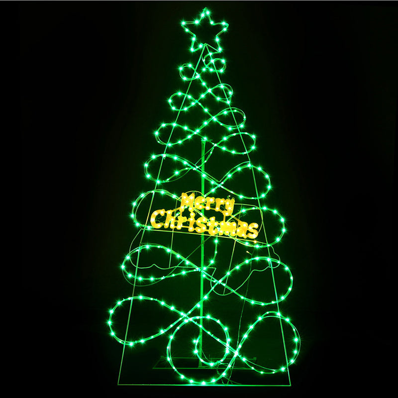 Jingle Jollys 1.7M Christmas Tree 230 LED RGB Lights