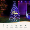 Jingle Jollys 1.7M Christmas Tree 230 LED RGB Lights
