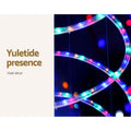 Jingle Jollys 2.4M Christmas Tree LED Solar Lights Motif