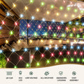 Jingle Jollys 5m x 3m Christmas Net Lights 600 LED Colourful