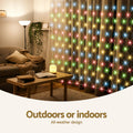 Jingle Jollys 5m x 3m Christmas Net Lights 600 LED Colourful