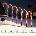 Jingle Jollys 42 LED Christmas Ground Lights 6 Pack Garden Path
