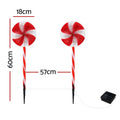 Jingle Jollys 4x Christmas Path Lights 112 LED Garden Decoration