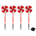 Jingle Jollys 4x Christmas Path Lights 112 LED Garden Decoration
