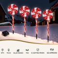 Jingle Jollys 4x Christmas Path Lights 112 LED Garden Decoration
