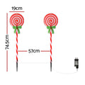 Jingle Jollys 4PC Christmas Path Light 68 LED Garden Stake Decor