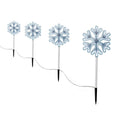 Jingle Jollys 4 Pack Christmas Lights Path Lights Garden Decoration Outdoor Pathway Lighting
