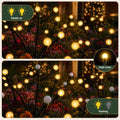Jingle Jollys Christmas Lights Solar Firefly Lights Garden Decoration Path Lights Warm White 3 Pack