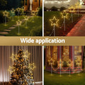 Jingle Jollys Christmas Path Lights 144 LED Garden Outdoor 4 Pack