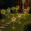 Jingle Jollys Christmas Path Lights 144 LED Garden Outdoor 4 Pack